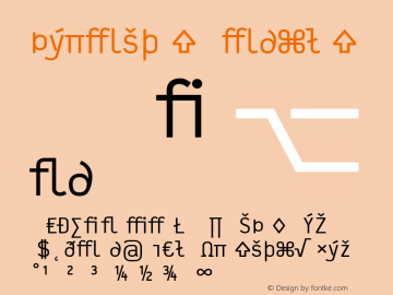 Typestar Regular Version 001.000 Font Sample