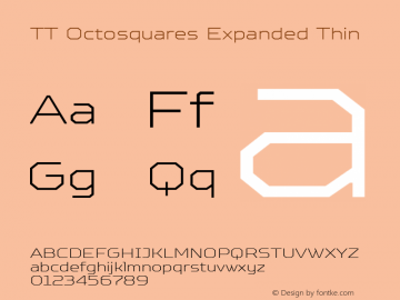 TT Octosquares Expanded Thin 1.000图片样张