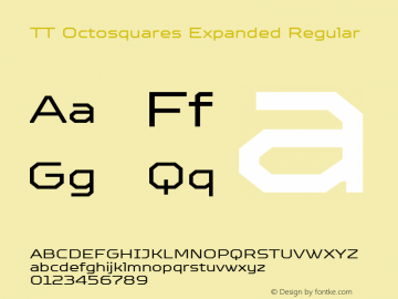 TT Octosquares Expanded Regular 1.000图片样张