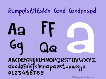 Rumpelstiltskin Cond Condensed Version 1.01 2010图片样张