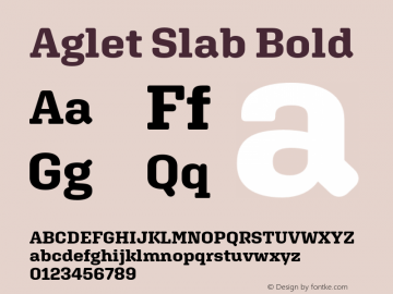 AgletSlab-Bold V�e�r�s�i�o�n� �1�.�0�0�2�;�h�o�t�c�o�n�v� �1�.�0�.�1�1�6�;�m�a�k�e�o�t�f�e�x�e� �2�.�5�.�6�5�6�0�1图片样张