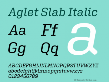 Aglet Slab Italic V�e�r�s�i�o�n� �1�.�0�0�2�;�h�o�t�c�o�n�v� �1�.�0�.�1�1�6�;�m�a�k�e�o�t�f�e�x�e� �2�.�5�.�6�5�6�0�1图片样张