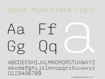 Aglet Mono Extra Light V�e�r�s�i�o�n� �1�.�0�0�1�;�h�o�t�c�o�n�v� �1�.�0�.�1�1�6�;�m�a�k�e�o�t�f�e�x�e� �2�.�5�.�6�5�6�0�1图片样张
