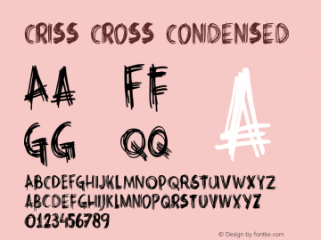 CrissCross-Condensed Version 1.000图片样张