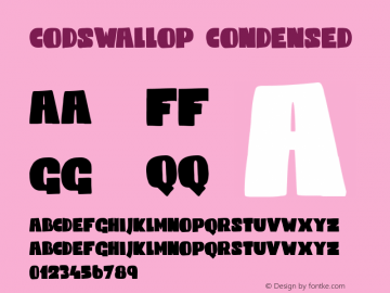 Codswallop-Condensed Version 1.000图片样张