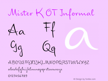 Mister K OT Informal Version 7.504; 2011; Build 1029图片样张