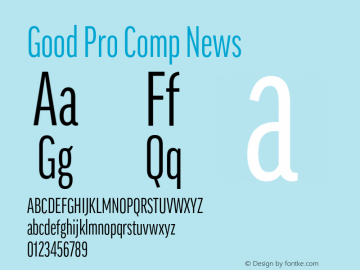 Good Pro Comp News Version 7.60图片样张