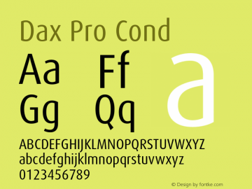 Dax Pro Cond Version 7.504; 2006; Build 1022图片样张