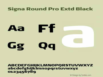 Signa Round Pro Extd Black Version 7.504; 2017; Build 1028图片样张