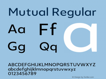 Mutual Regular Version 1.00图片样张