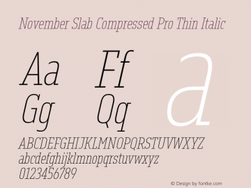 November Slab Comp Pro Thin Ita Version 1.0; 2018图片样张