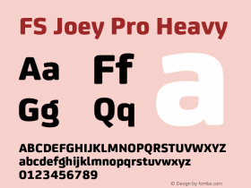 FSJoeyPro-Heavy Version 6.01图片样张