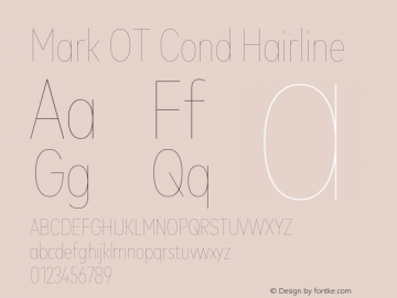 Mark OT Cond Hairline Version 7.60图片样张
