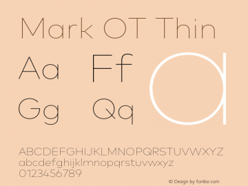 Mark OT Thin Version 7.60图片样张