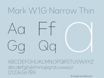 Mark W1G Narrow Thin Version 1.00, build 8, g2.6.4 b1272, s3图片样张