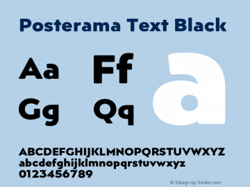 Posterama Text Black Version 1.00图片样张