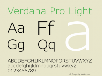 Pro Font,Verdana Pro Font,VerdanaPro-Light Font|Verdana Pro Light Version 6.02 Font-TTF Font/Uncategorized