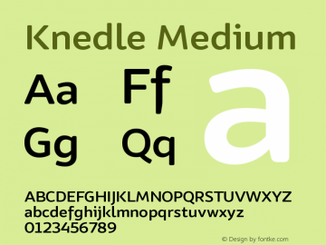 Knedle Medium Version 0.201;FEAKit 1.0图片样张