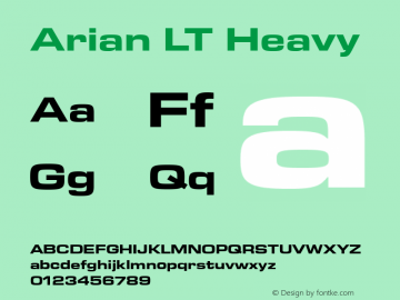 Arian LT Heavy Version 2.00图片样张