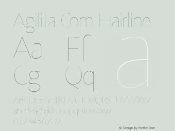 Agilita Com Hairline Version 1.02图片样张