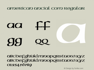 American Uncial Com Version 1.02图片样张