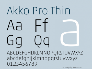 Akko Pro Thin Version 1.00图片样张