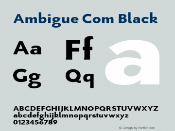 Ambigue Com Black Version 1.01图片样张
