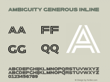 Ambiguity Generous Inline Version 1.00, build 10, s3图片样张