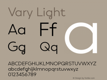 Vary Light Version 1.00图片样张
