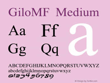 GiloMF-Medium Version 2.000图片样张