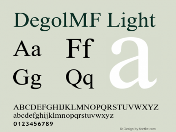 DegolMF-Light Version 1.000图片样张