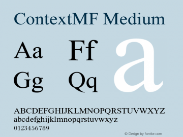 ContextMF-Medium Version 2.000图片样张
