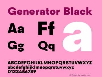 Generator Black Version 1.000;FEAKit 1.0图片样张