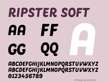 Ripster Soft Version 1.000;hotconv 1.0.109;makeotfexe 2.5.65596图片样张