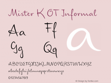 Mister K OT Informal Version 7.504; 2011; Build 1029图片样张