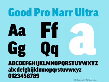 Good Pro Narr Ultra Version 7.60图片样张