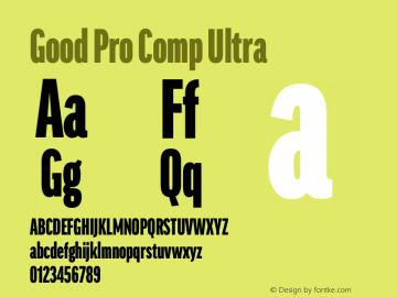 Good Pro Comp Ultra Version 7.60图片样张