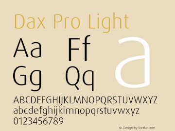 Dax Pro Light Version 7.504; 2017; Build 1027图片样张