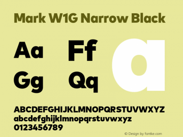 Mark W1G Narrow Black Version 1.00, build 8, g2.6.4 b1272, s3图片样张