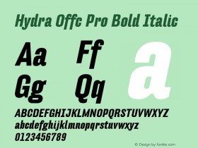 Hydra Offc Pro Bold Ita Version 7.504; 2012; Build 1022图片样张