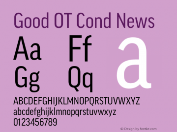 Good OT Cond News Version 7.60图片样张