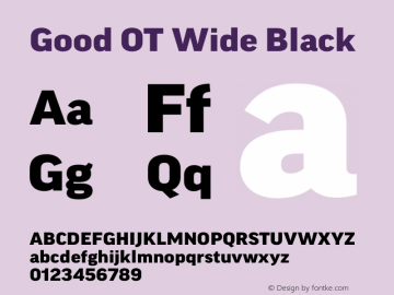 Good OT Wide Black Version 7.60图片样张