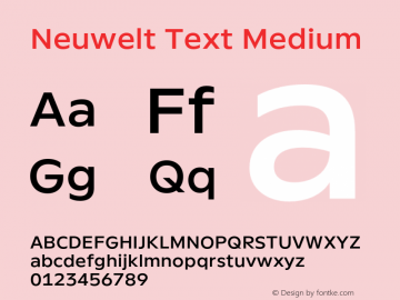 Neuwelt Text Medium Version 1.00, build 19, g2.6.2 b1235, s3图片样张