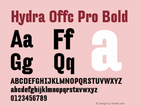 Hydra Offc Pro Bold Version 7.504; 2012; Build 1022图片样张