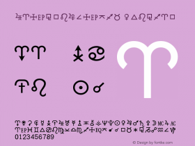 HamburgSymbols Regular 1.02 Thu Aug 25 12:00:00 2005 Font Sample