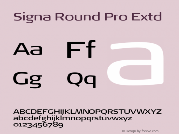 Signa Round Pro Extd Version 7.504; 2017; Build 1028图片样张