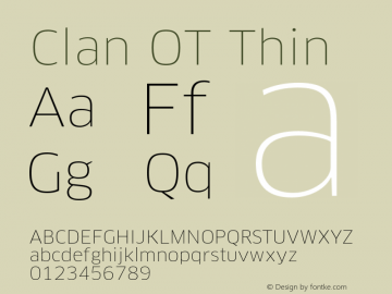 Clan OT Thin Version 7.600, build 1030, FoPs, FL 5.04图片样张