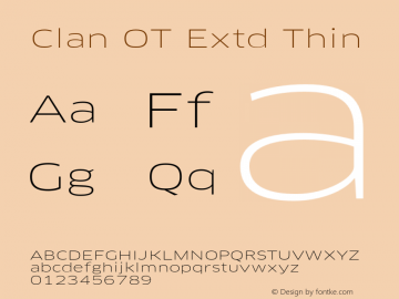 Clan OT Extd Thin Version 7.600, build 1030, FoPs, FL 5.04图片样张