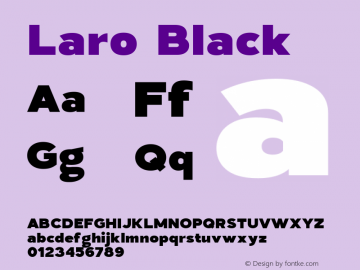 Laro Black Version 1.000图片样张