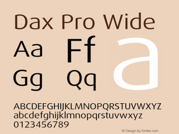 Dax Pro Wide Version 7.504; 2006; Build 1022图片样张